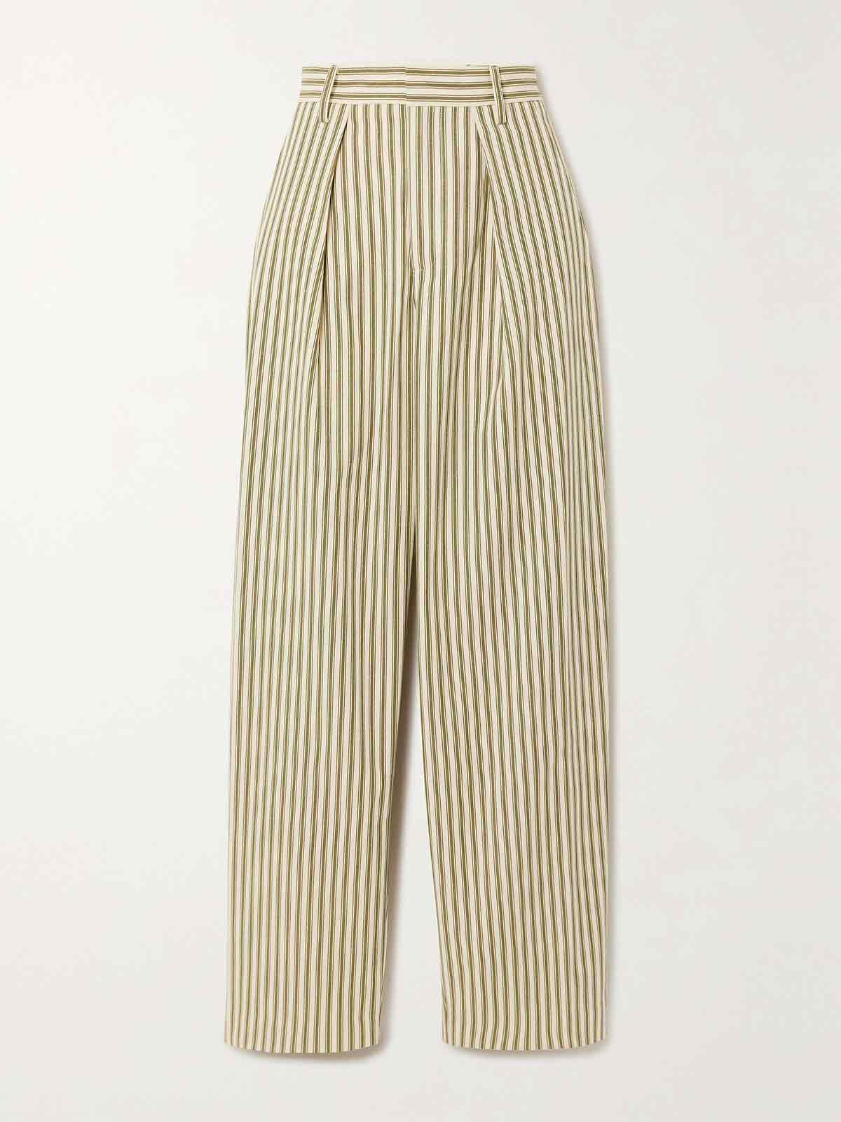 + NET SUSTAIN Marella TENCEL Lyocell and organic cotton-blend twill straight-leg pants MARA HOFFMAN