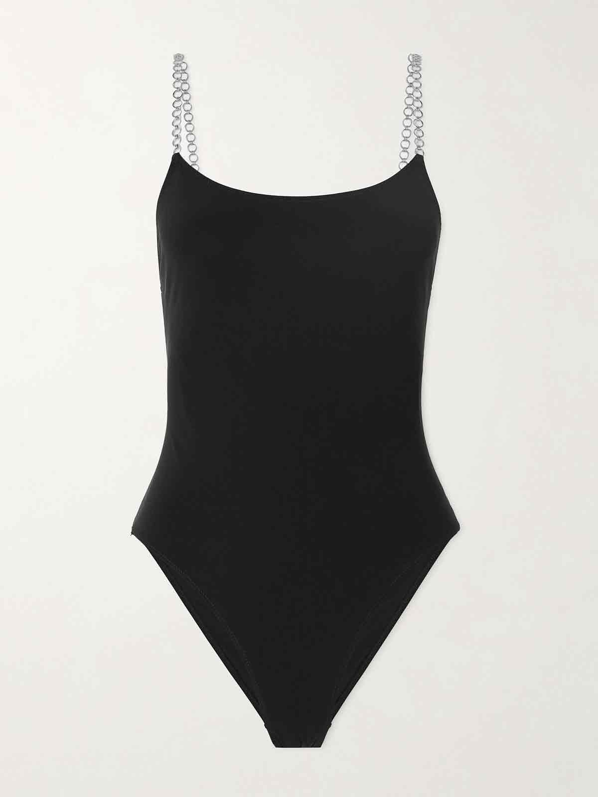 + NET SUSTAIN Trentasei chain-embellished swimsuit LIDO