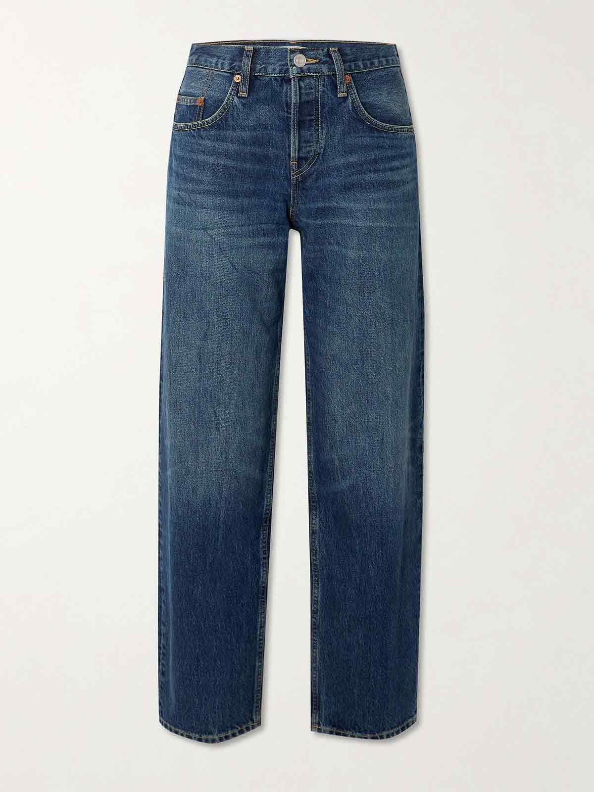 + NET SUSTAIN mid-rise wide-leg organic jeans RE/DONE