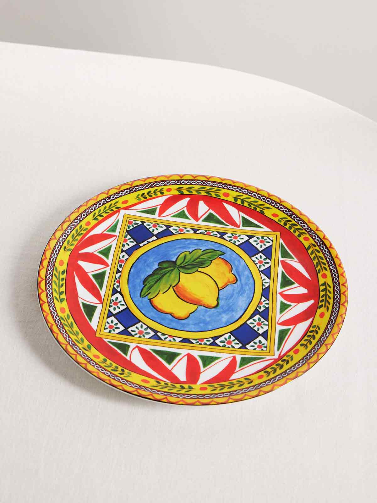 31cm painted porcelain charger plate DOLCE&GABBANA