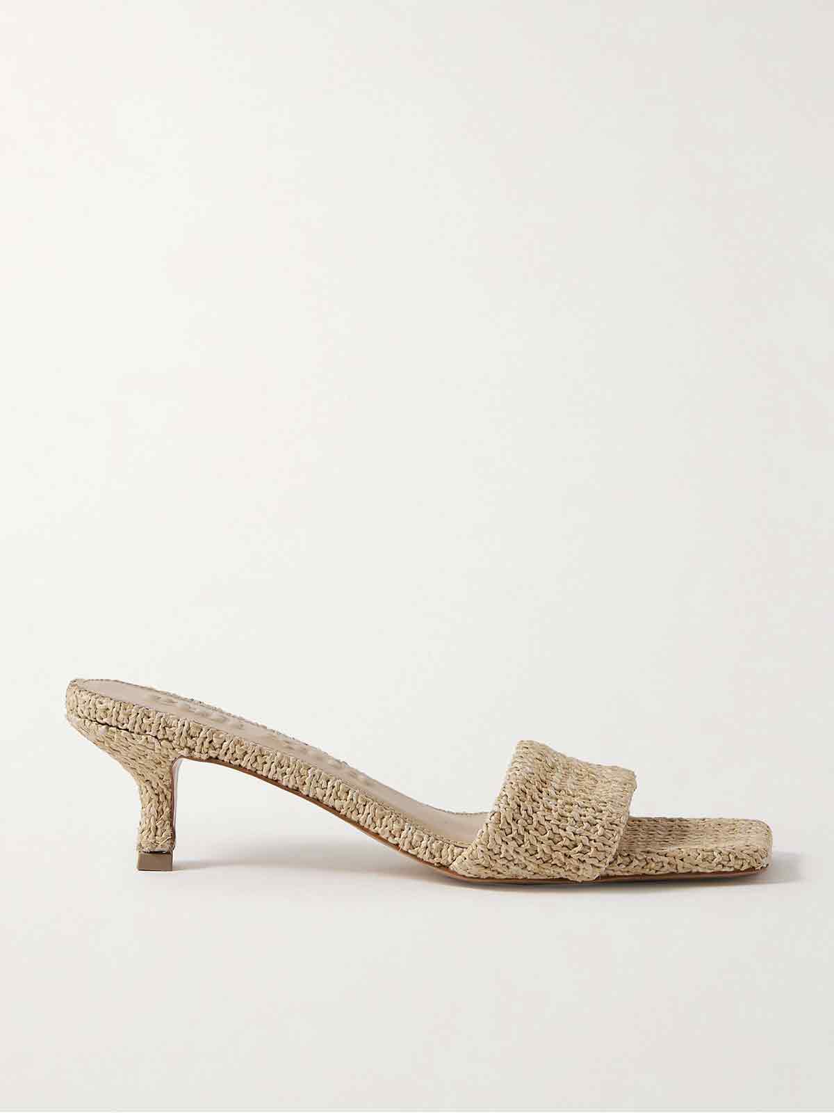 Ada raffia mules CULT GAIA