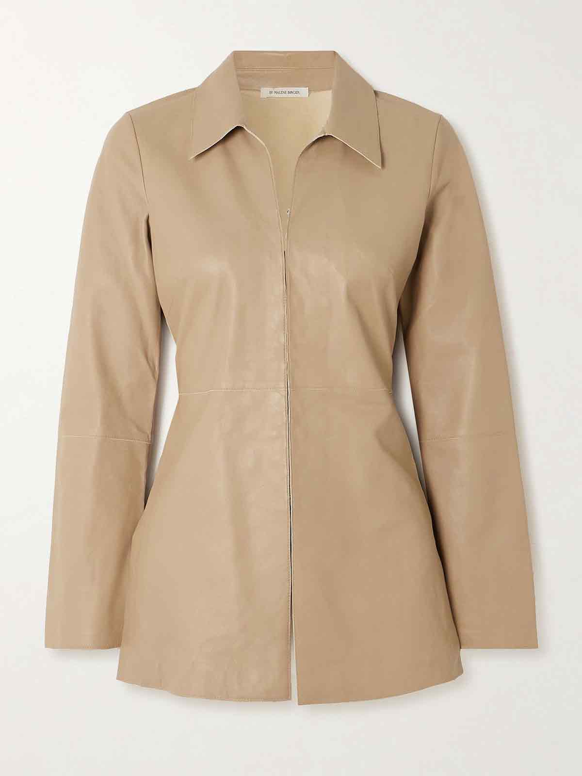 Alleys paneled leather jacket BY MALENE BIRGER