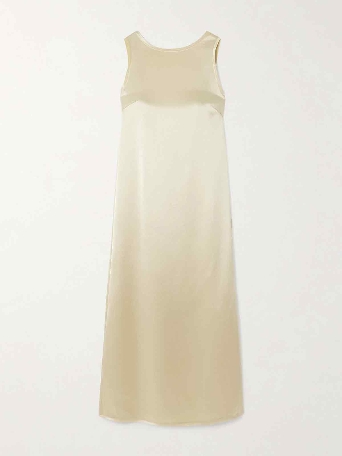 Audette satin midi dress BY MALENE BIRGER