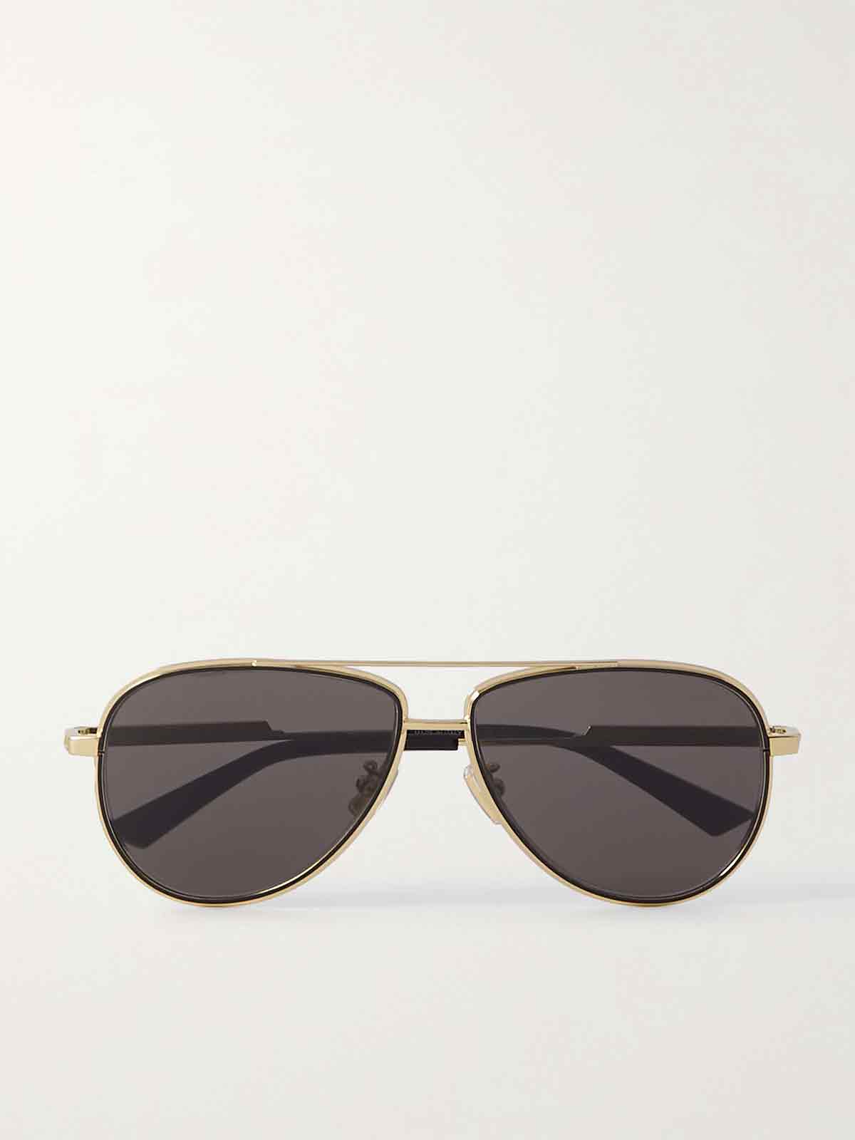 Aviator-style gold-tone sunglasses BOTTEGA VENETA EYEWEAR