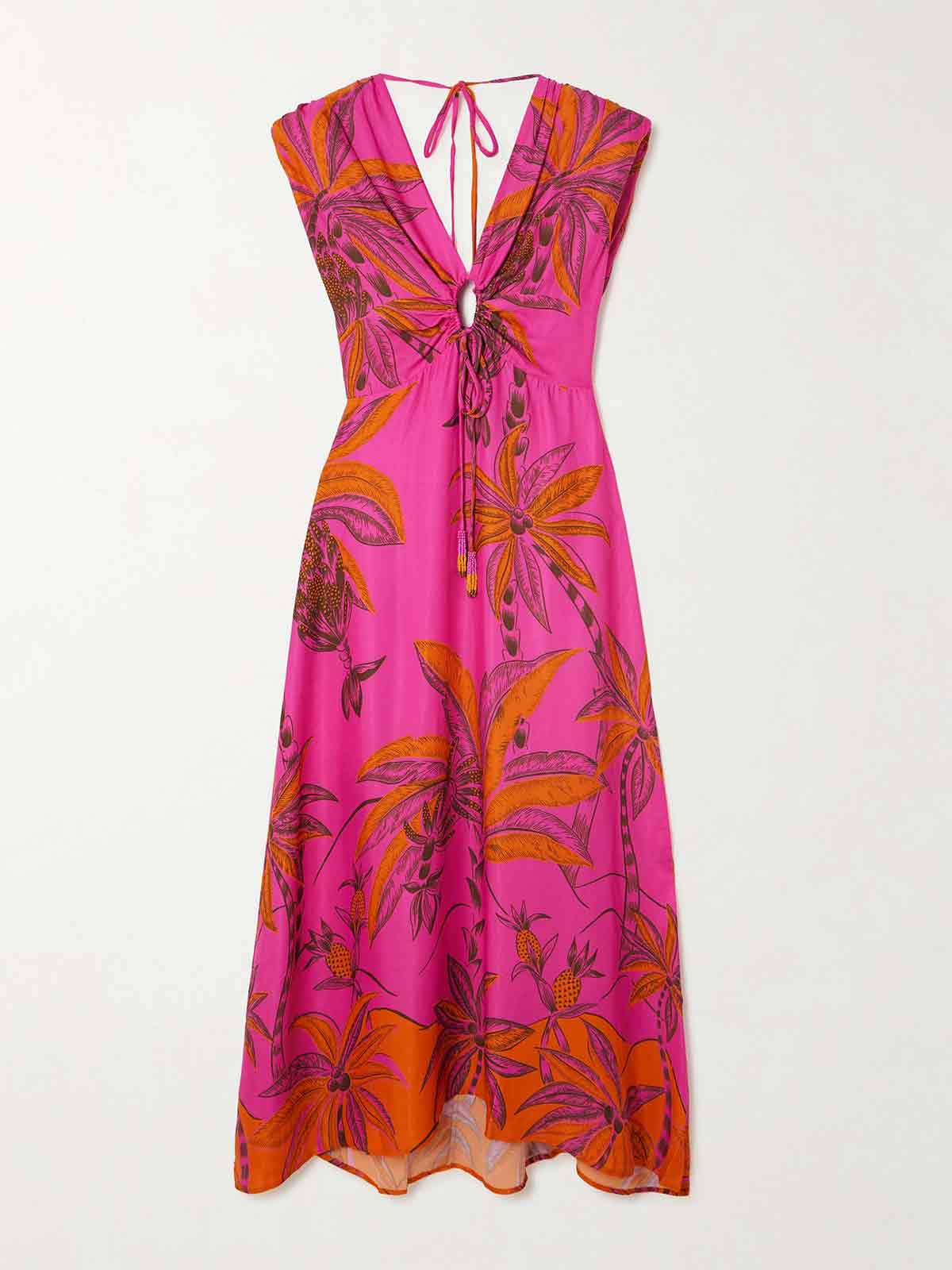 Beach Forest printed LENZING™ ECOVERO™ maxi dress FARM RIO