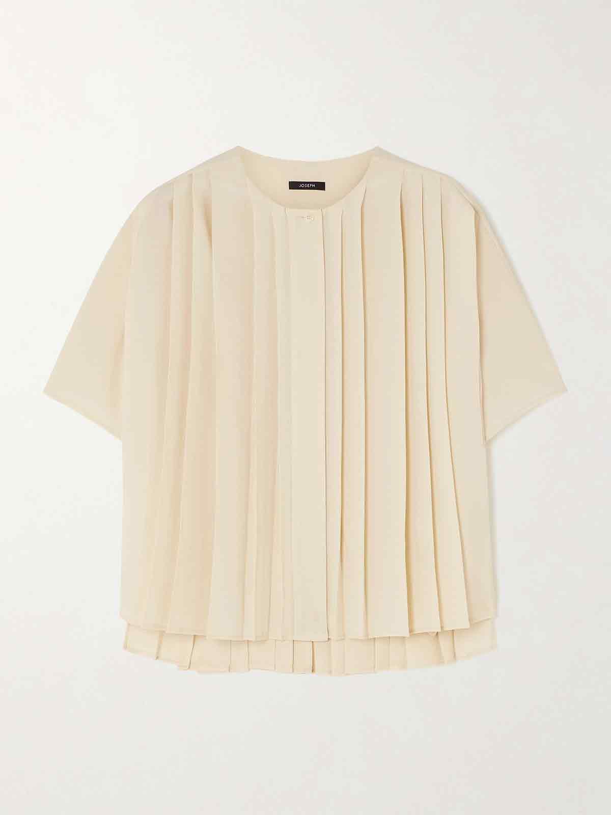 Bouloi pleated crepe blouse JOSEPH