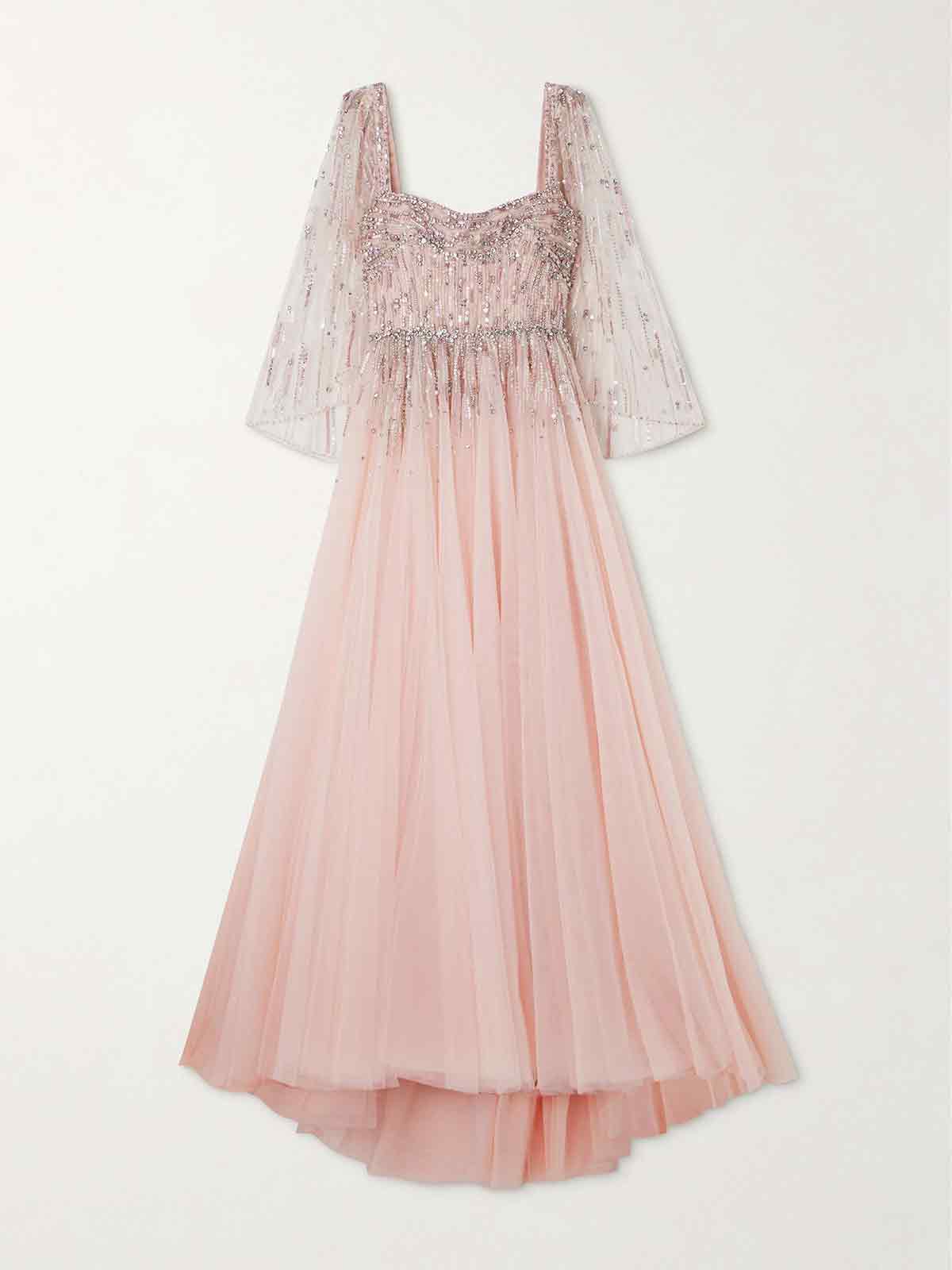 Bunny Blooms crystal-embellsihed tulle gown JENNY PACKHAM