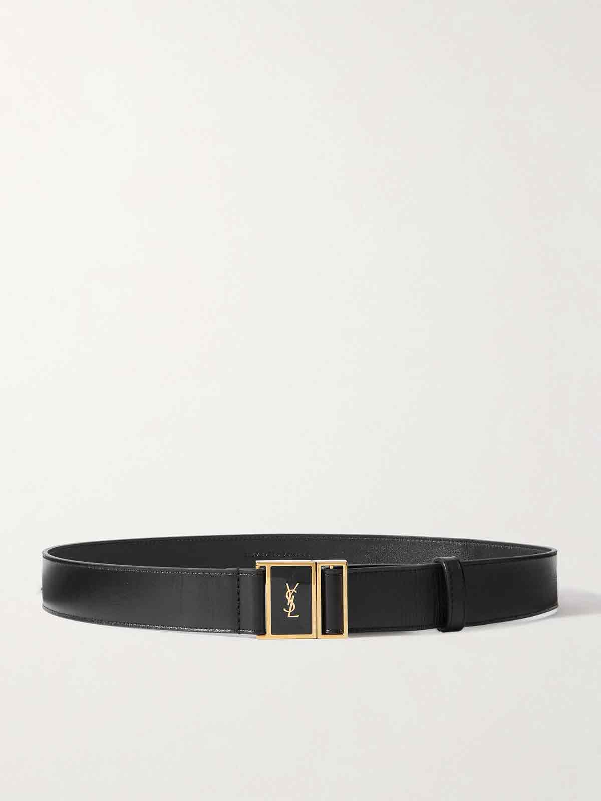 Cassandre leather belt SAINT LAURENT