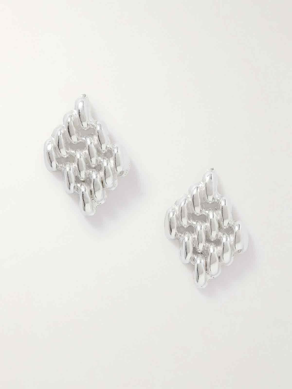 Chain Link sterling silver earrings THE YSSO