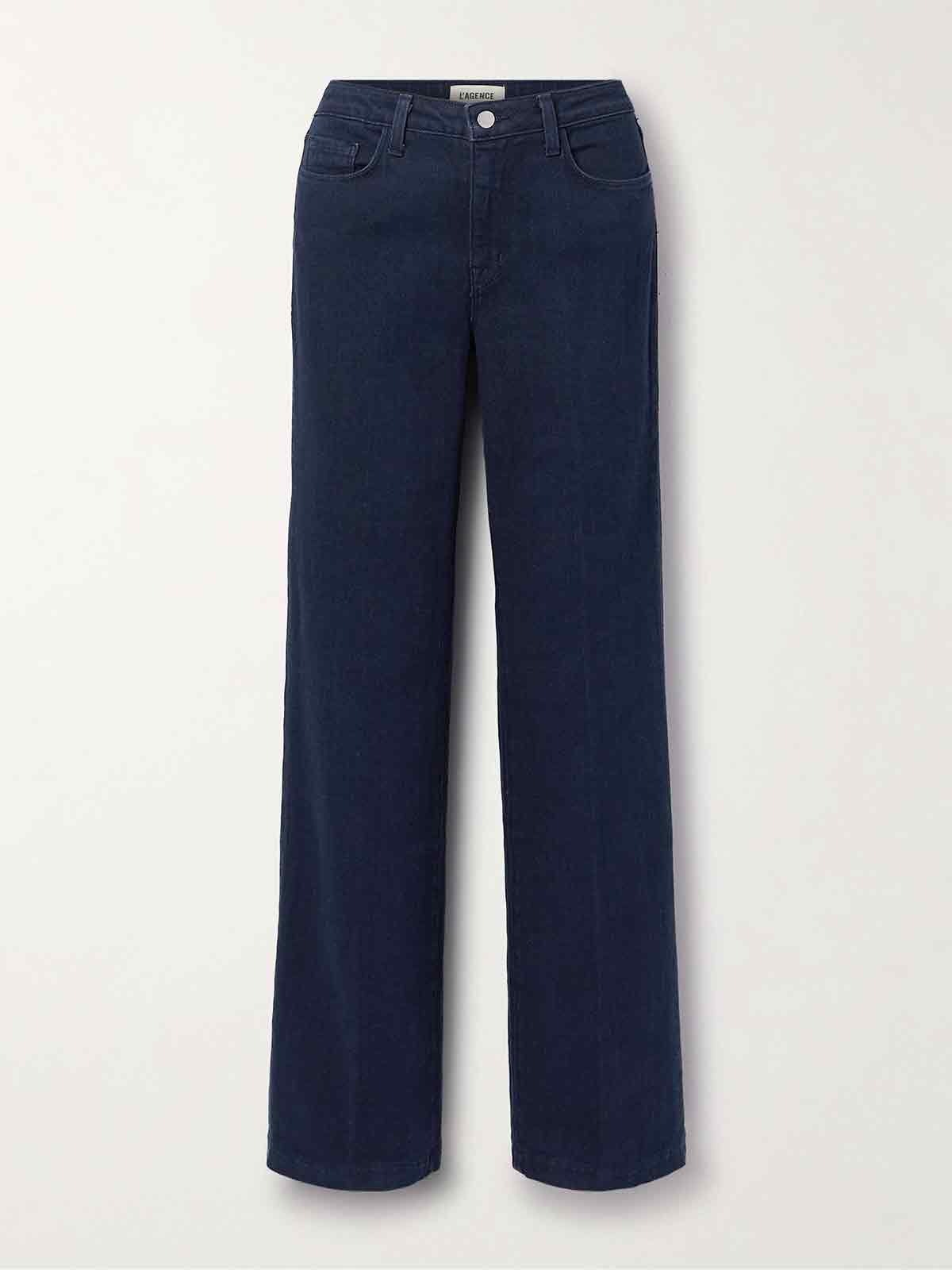 Clayton high-rise wide-leg jeans L'AGENCE