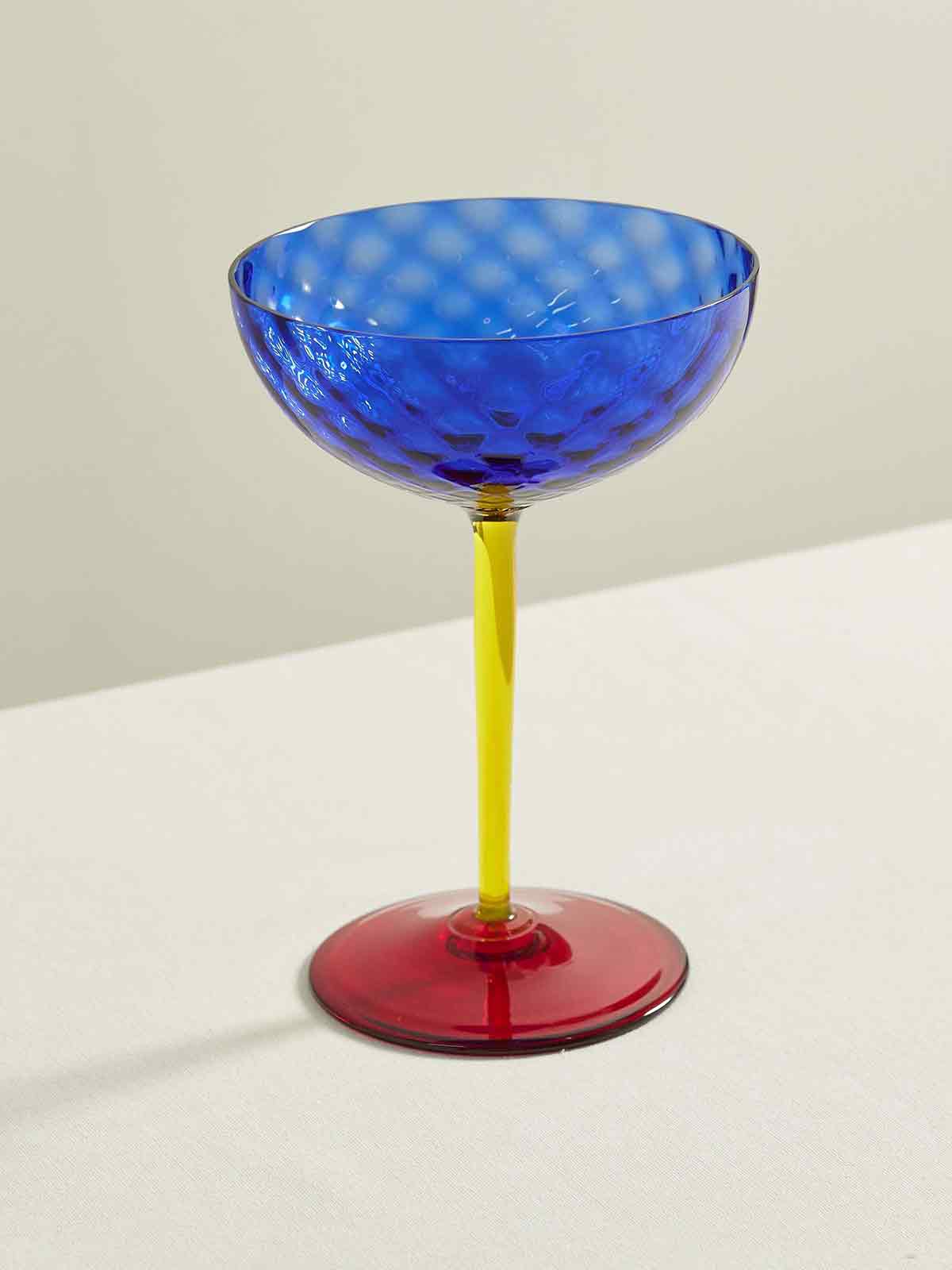 Color-block Murano champagne glass DOLCE&GABBANA