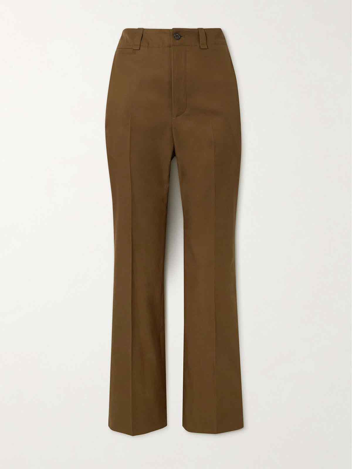 Cotton-drill straight-leg pants SAINT LAURENT