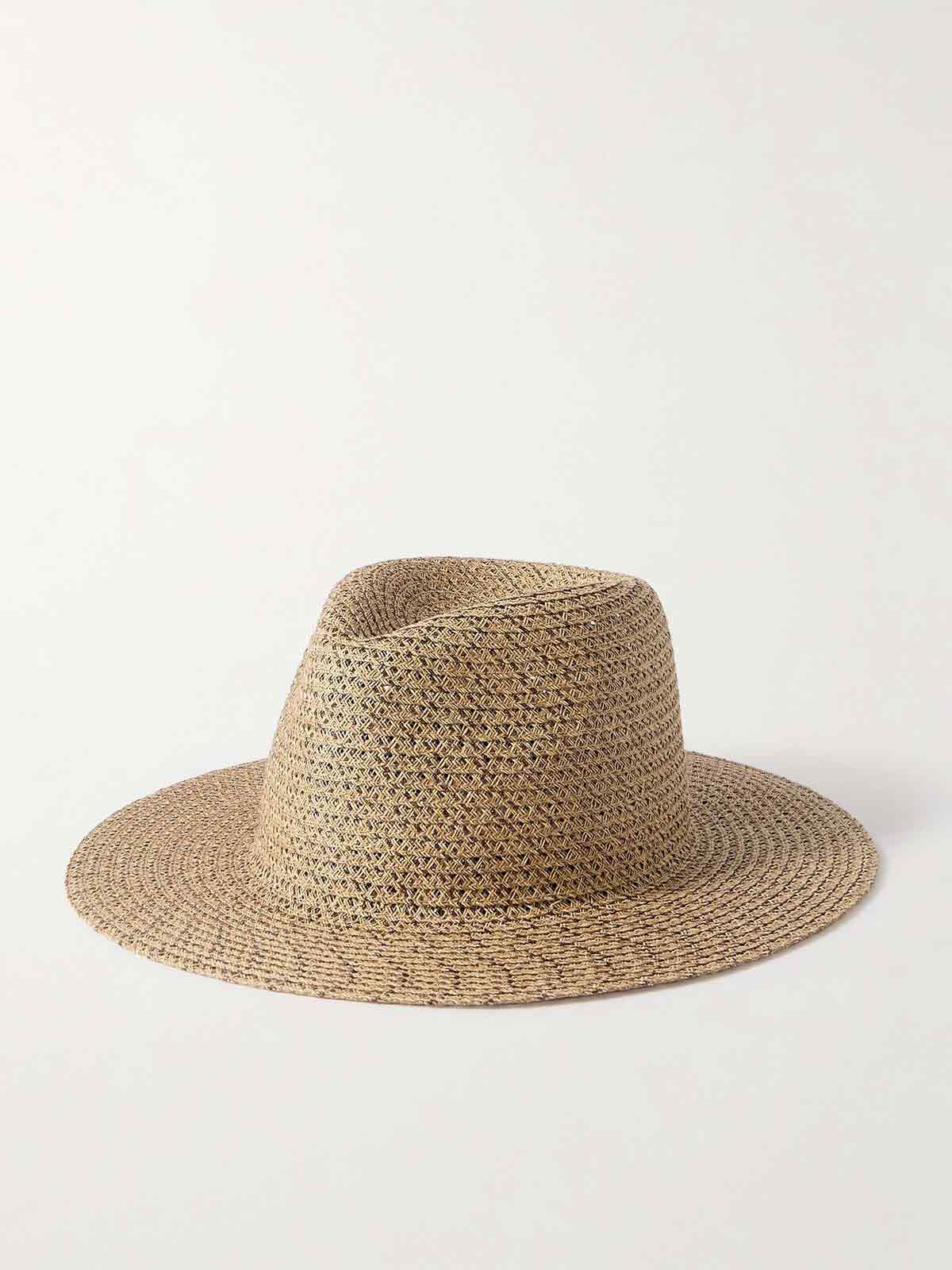 Courtney metallic straw fedora EUGENIA KIM