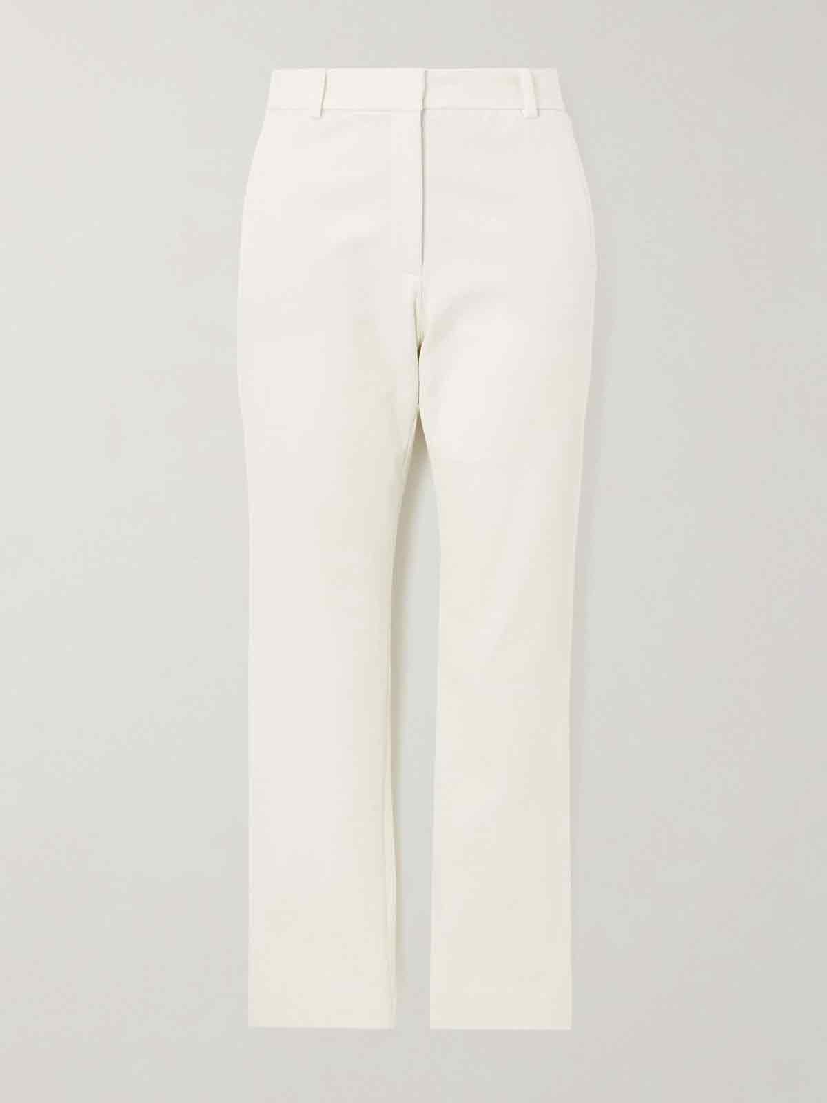 Cropped gabardine straight-leg pants JOSEPH