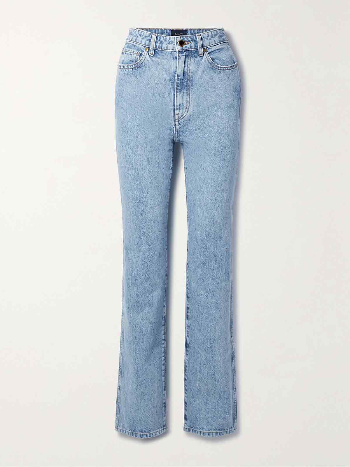 Danielle high-rise straight-leg jeans KHAITE