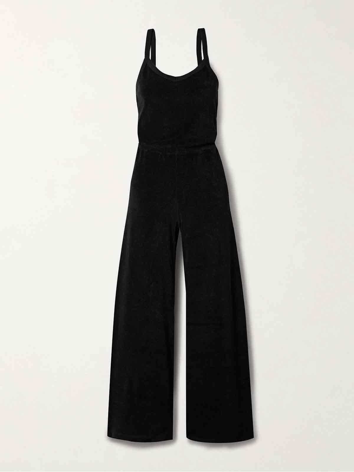 Elma cotton-blend terry jumpsuit SUZIE KONDI