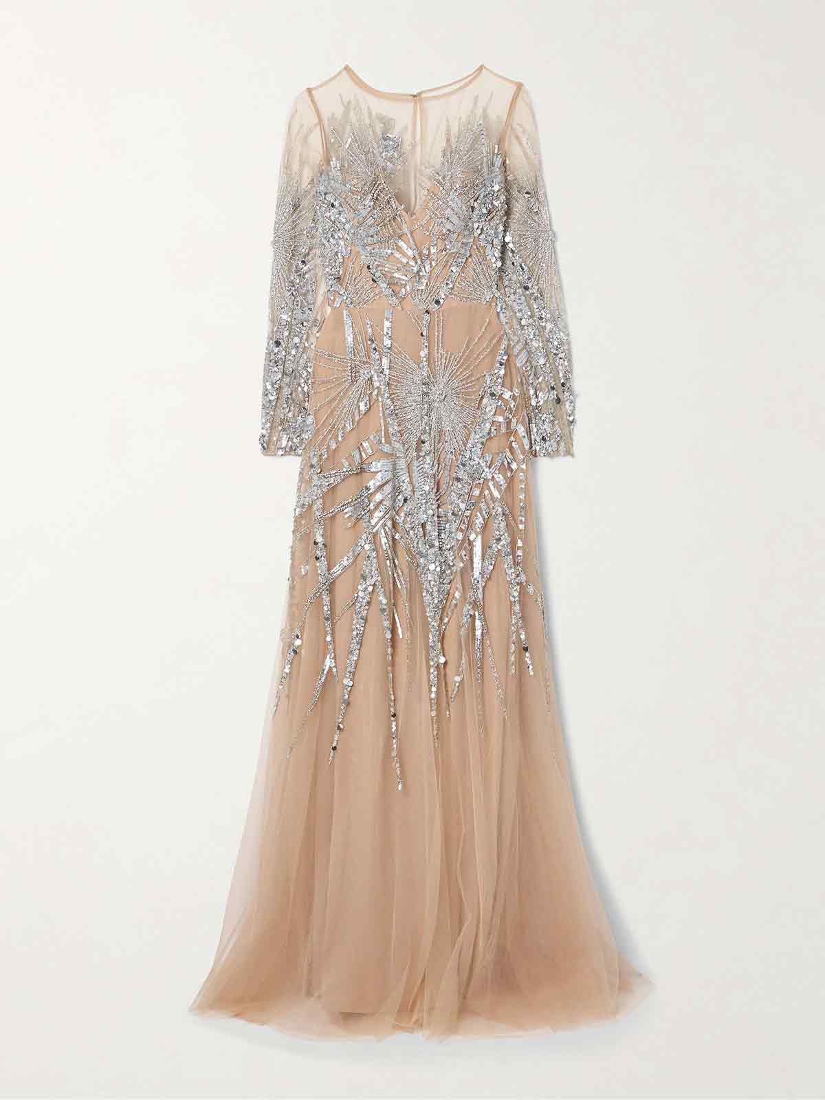 Embellished tulle gown ZUHAIR MURAD