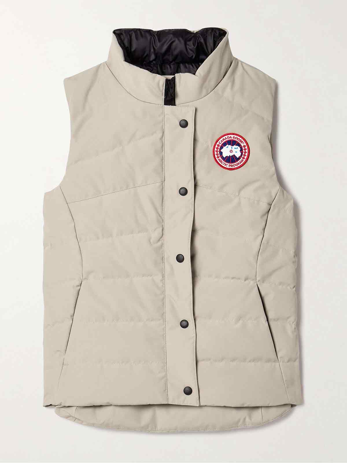 Freestyle appliquéd quilted shell down vest CANADA GOOSE