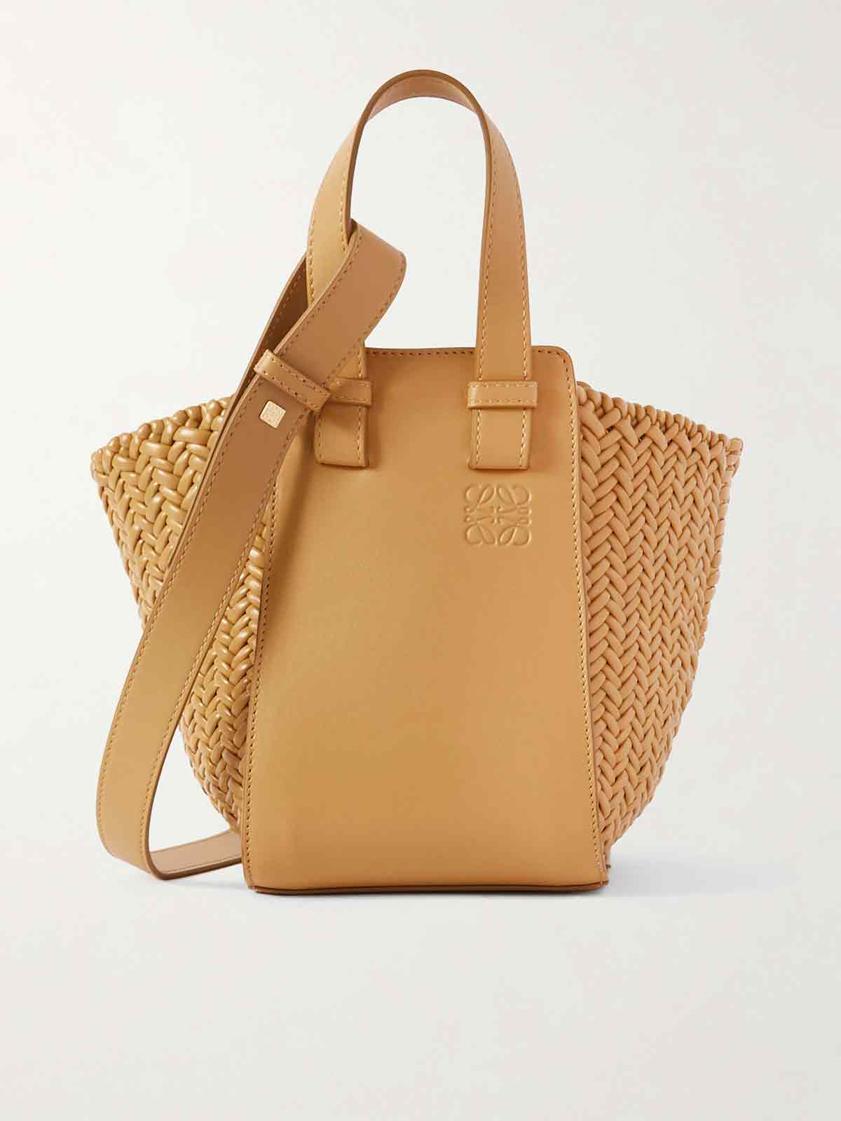 Hammock woven leather tote bag LOEWE