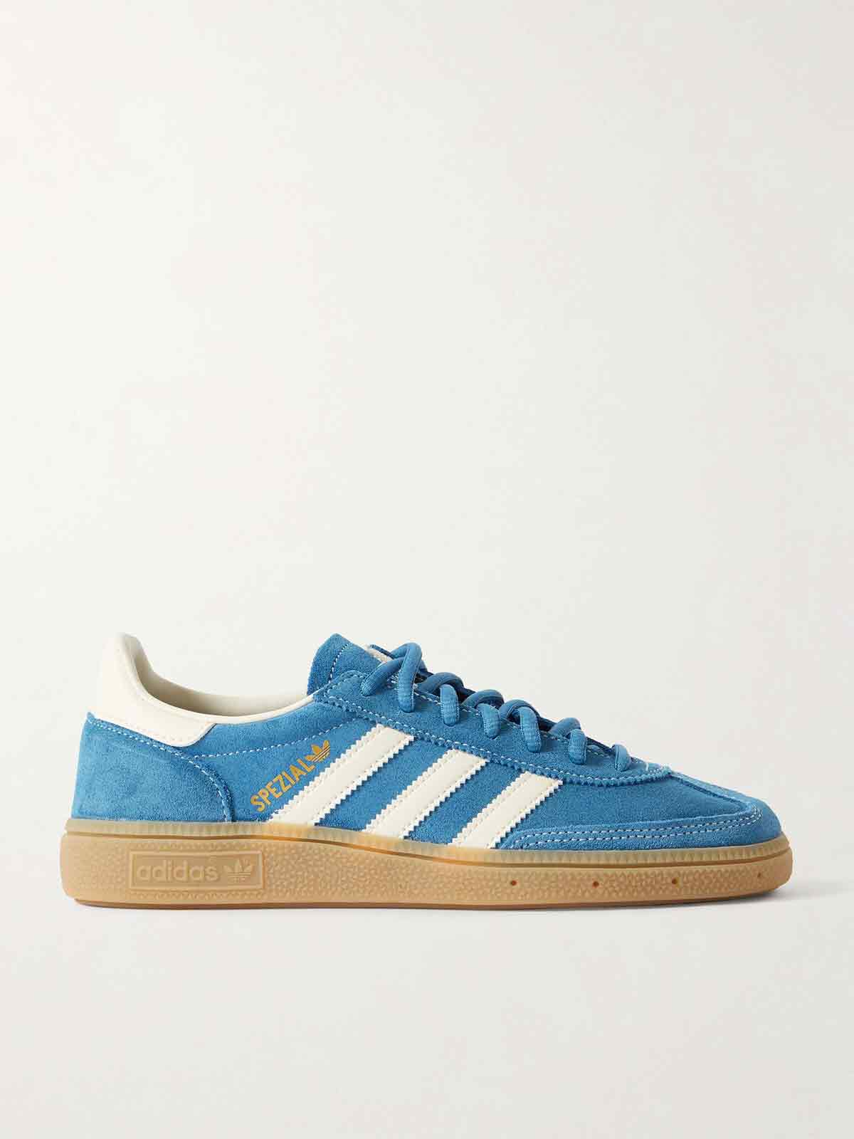 Handball Spezial leather-trimmed suede sneakers ADIDAS ORIGINALS