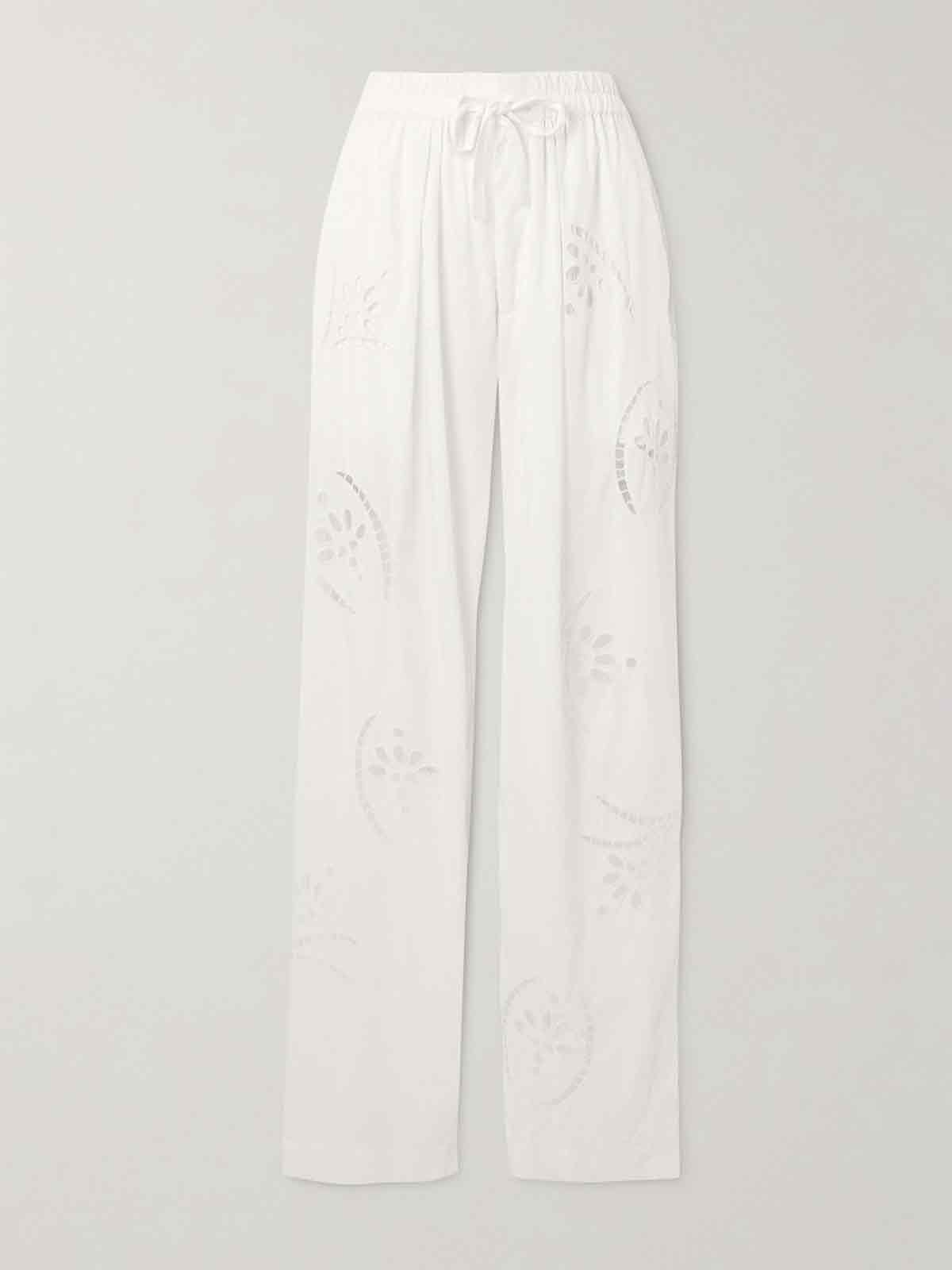 Hectorina broderie anglaise modal-blend pants ISABEL MARANT