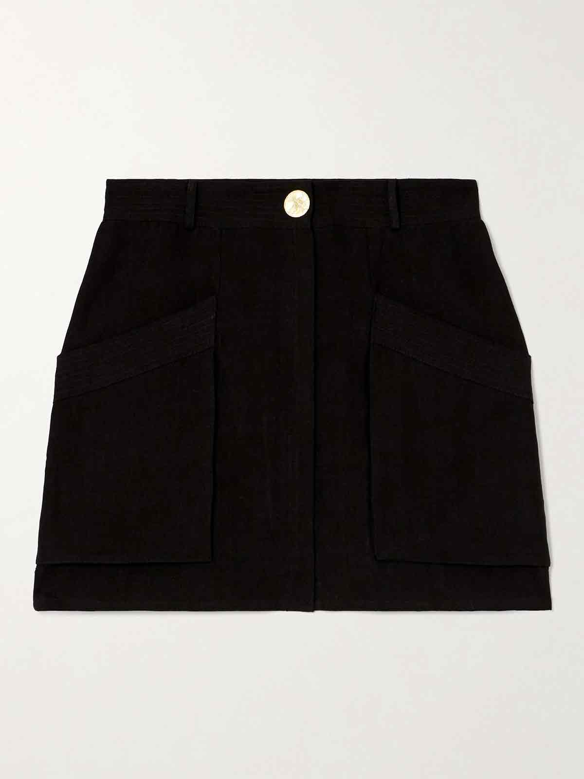 Izbat organic linen mini skirt LE KASHA