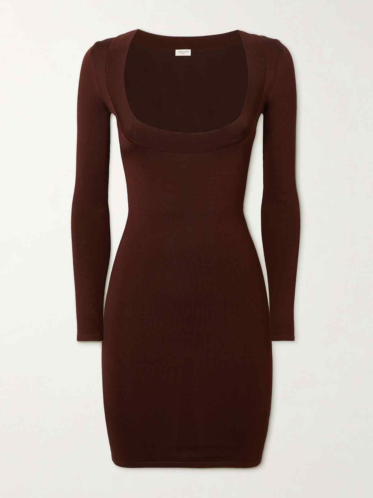 Jersey mini dress SAINT LAURENT