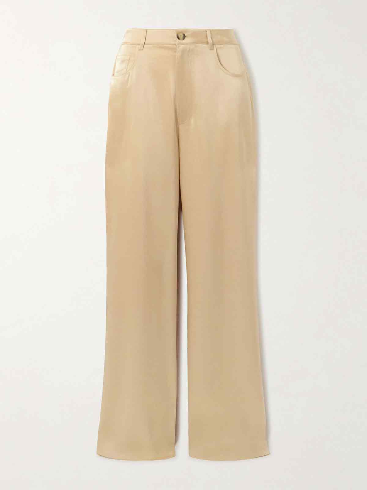 Josine satin wide-leg pants NANUSHKA