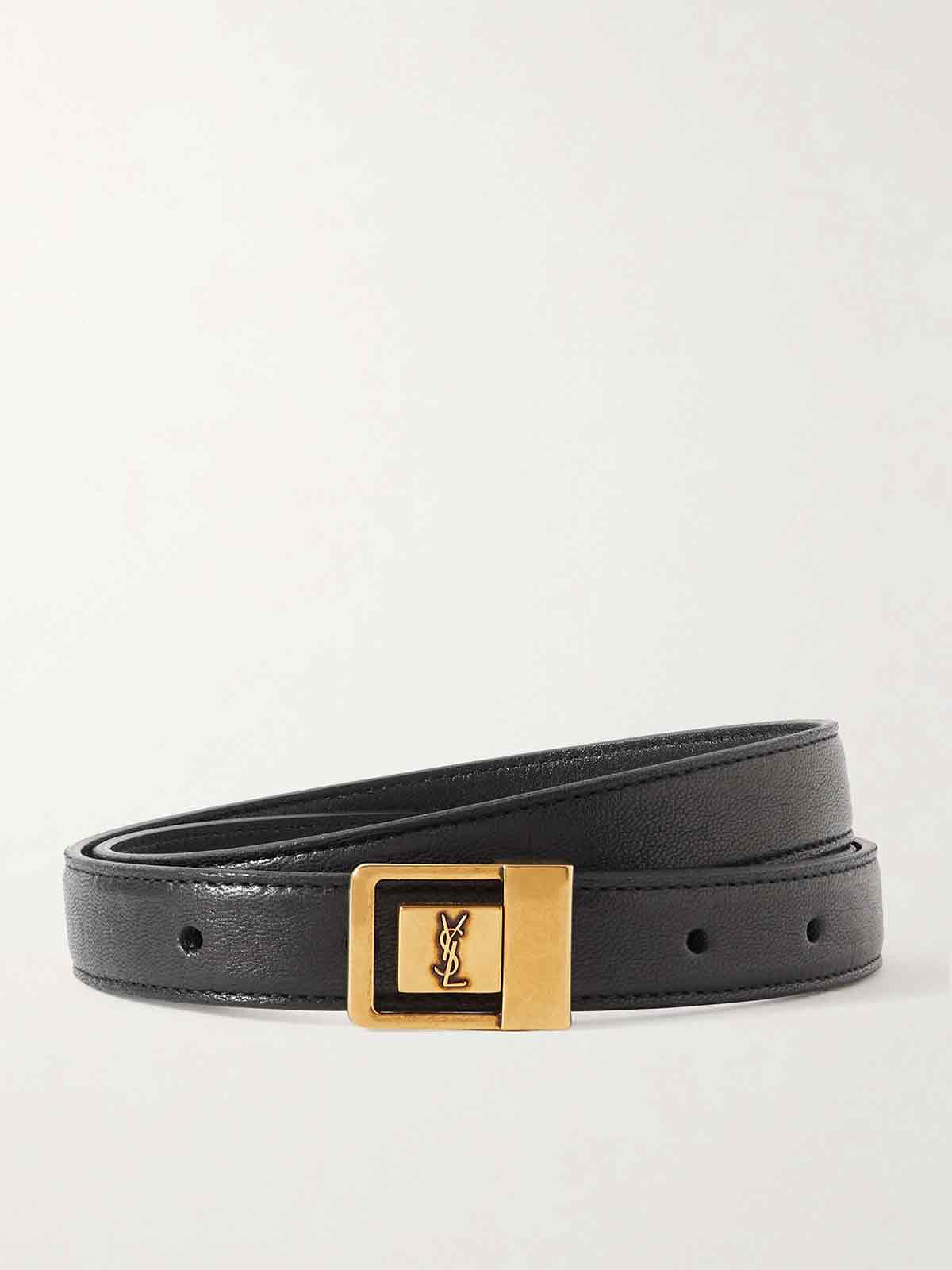 Leather waist belt SAINT LAURENT