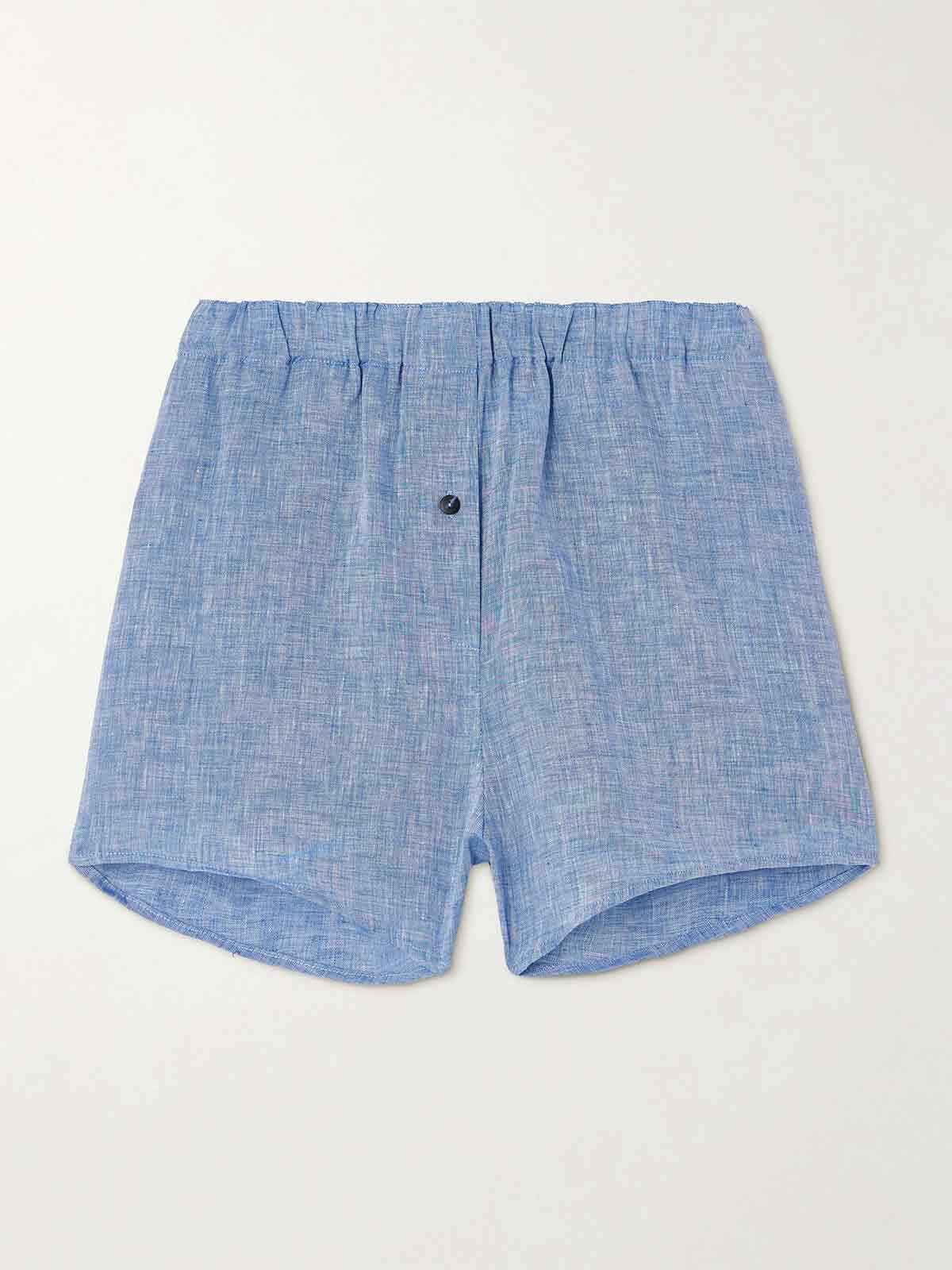 Leiden organic linen shorts BONDI BORN