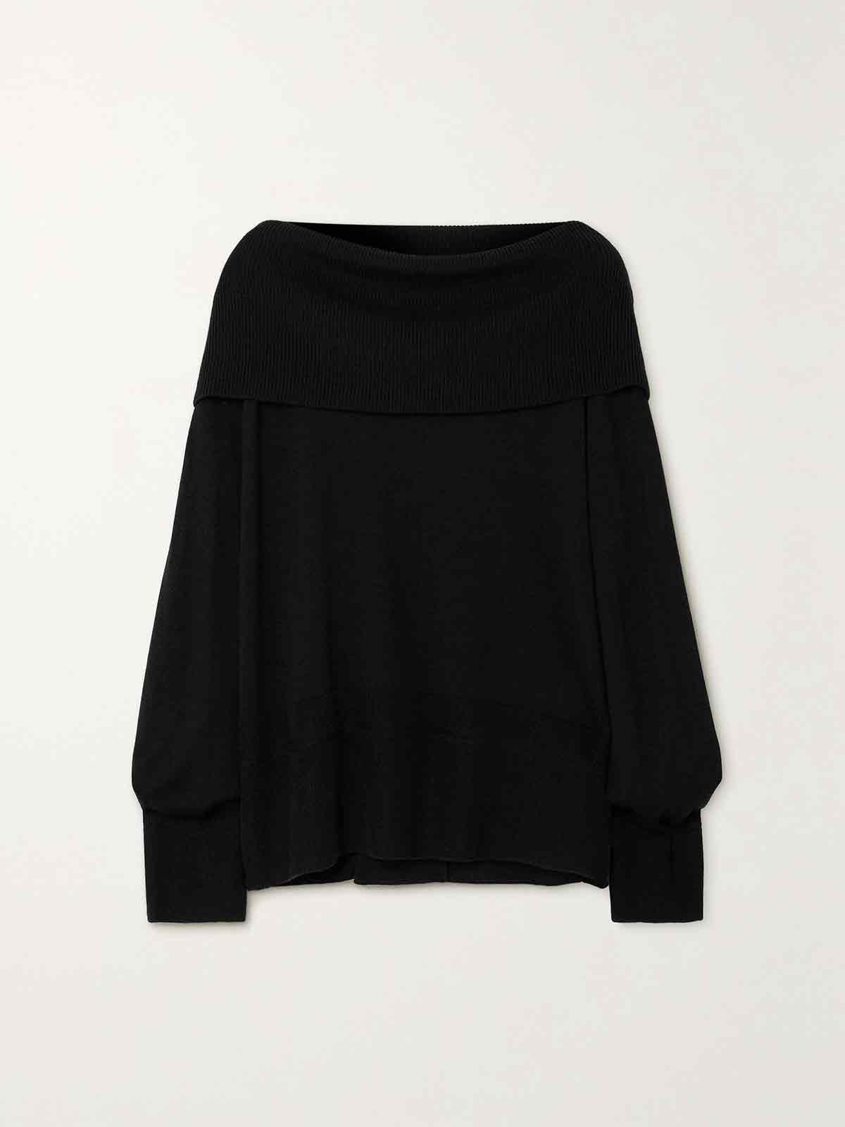 Leisure Tiglio off-the-shoulder wool sweater MAX MARA