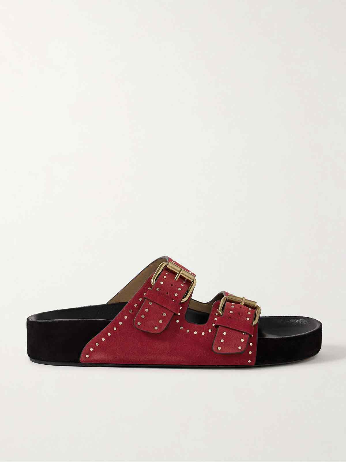 Lennyo studded suede slides ISABEL MARANT