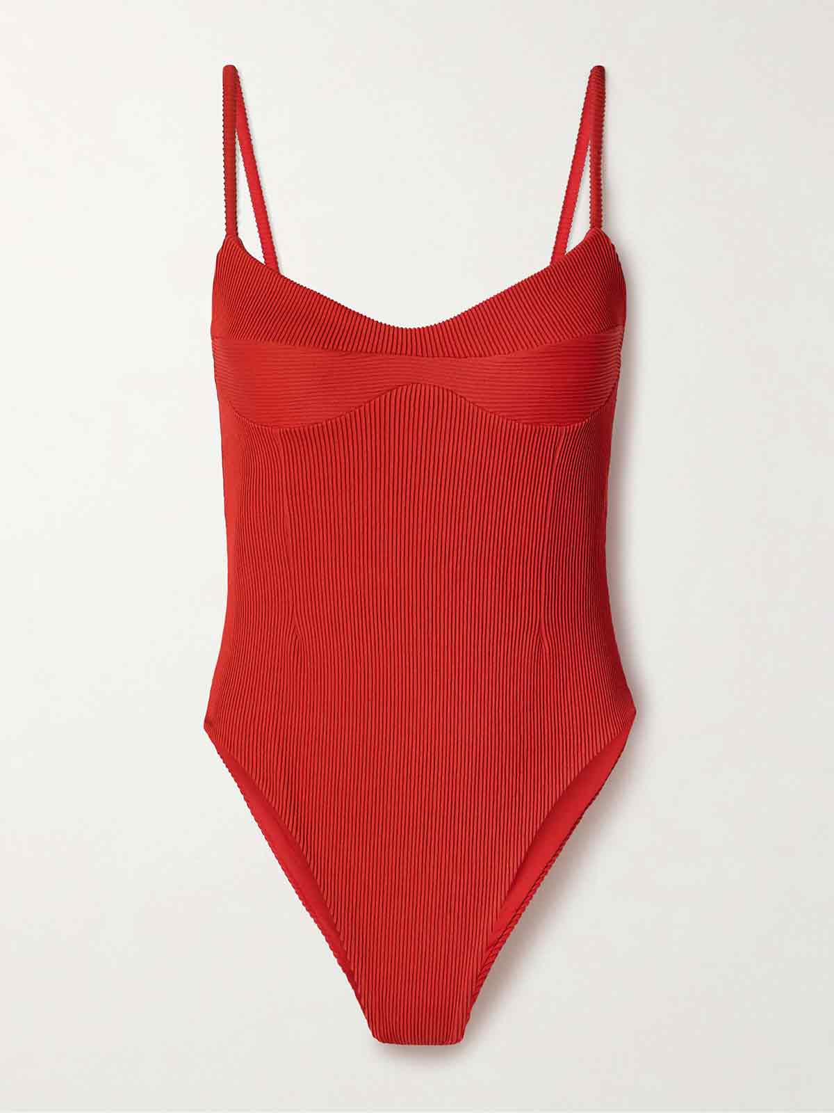 Monica ribbed swimsuit HAIGHT