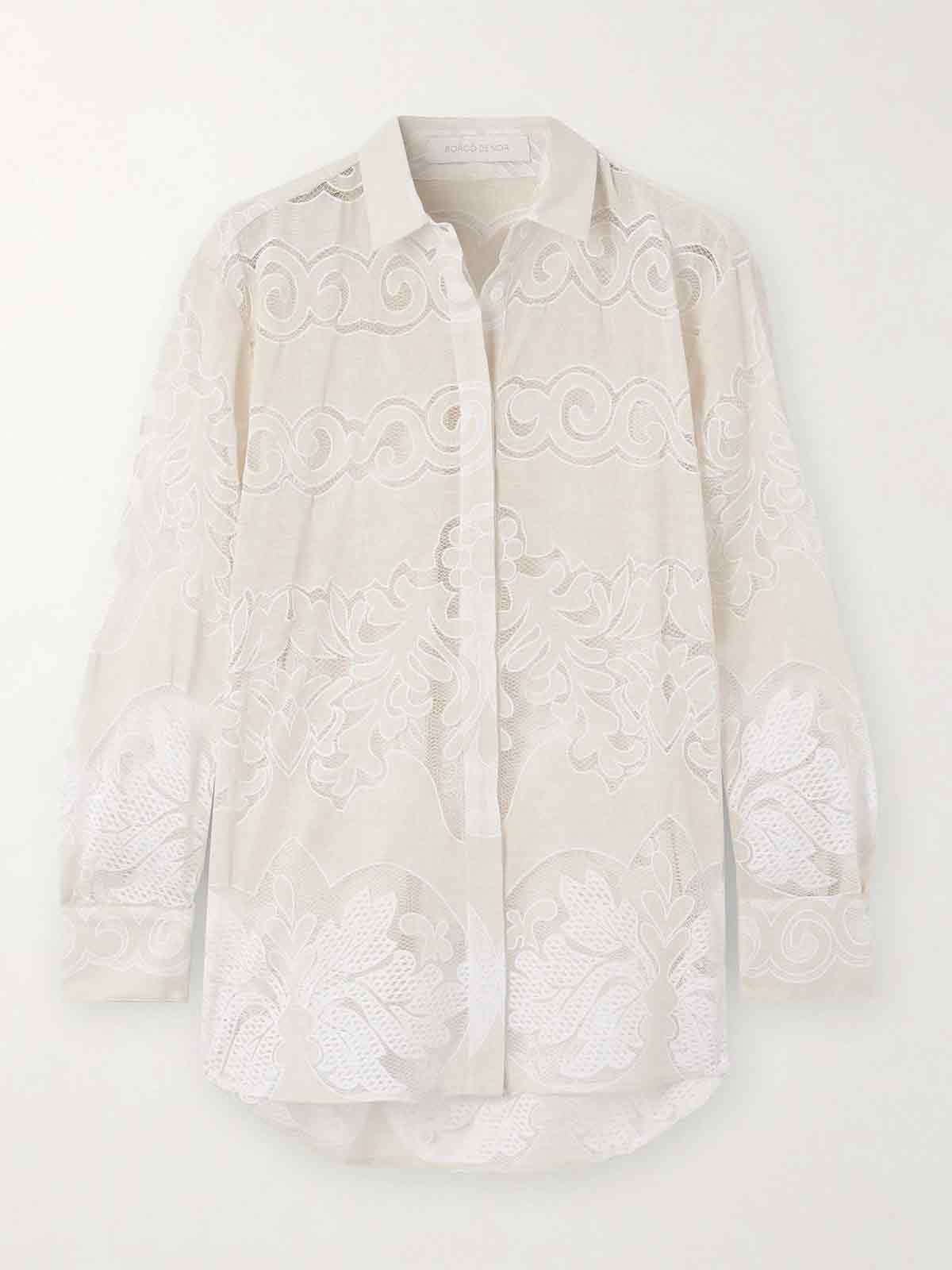 Nova corded lace shirt BORGO DE NOR