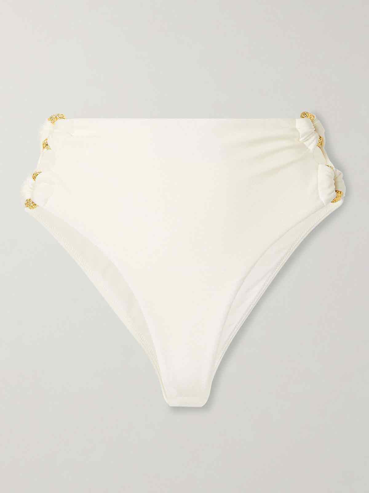 Pisa embellished cutout bikini briefs CULT GAIA