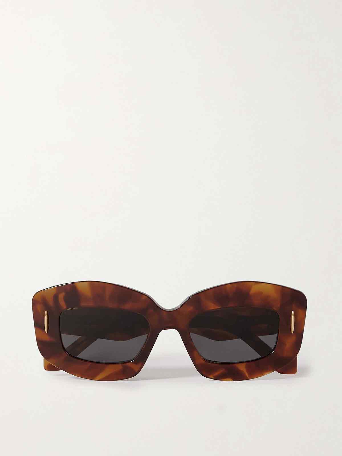 Screen square-frame tortoiseshell acetate sunglasses LOEWE EYEWEAR