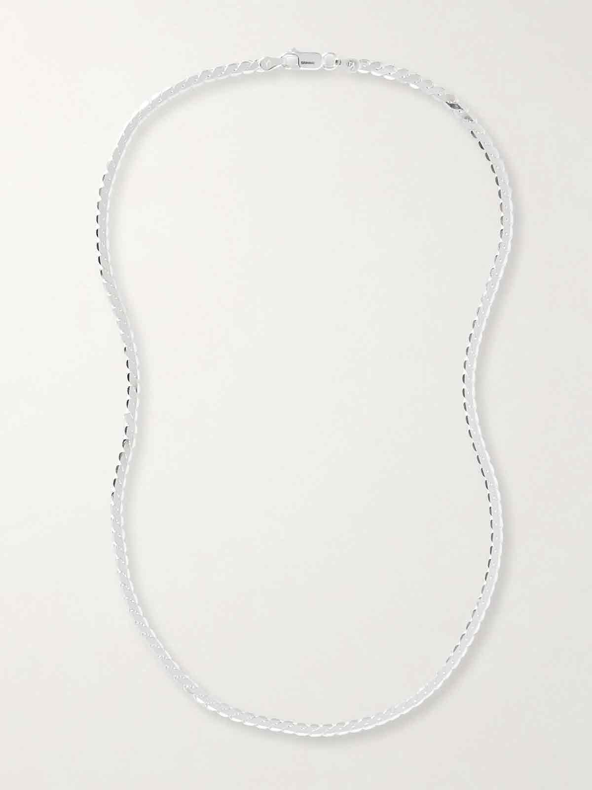 Serpentine sterling silver necklace LOREN STEWART