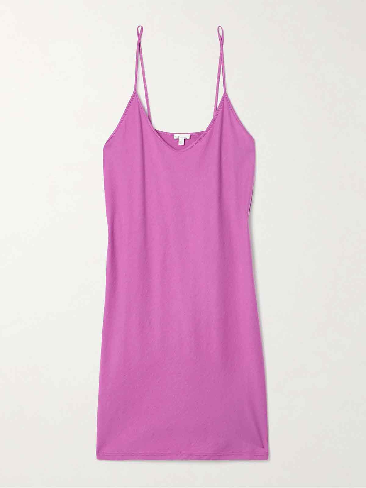 Sexy organic Pima cotton-jersey chemise SKIN