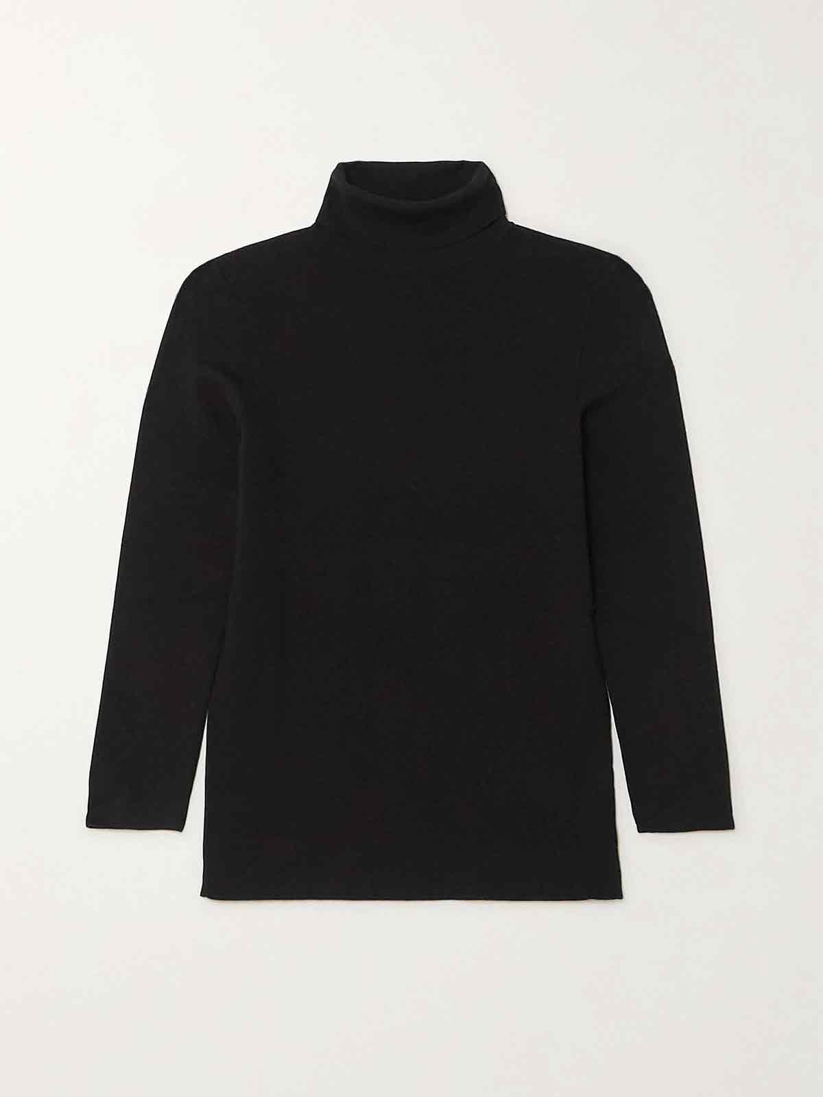 Silk-blend turtleneck top JOSEPH