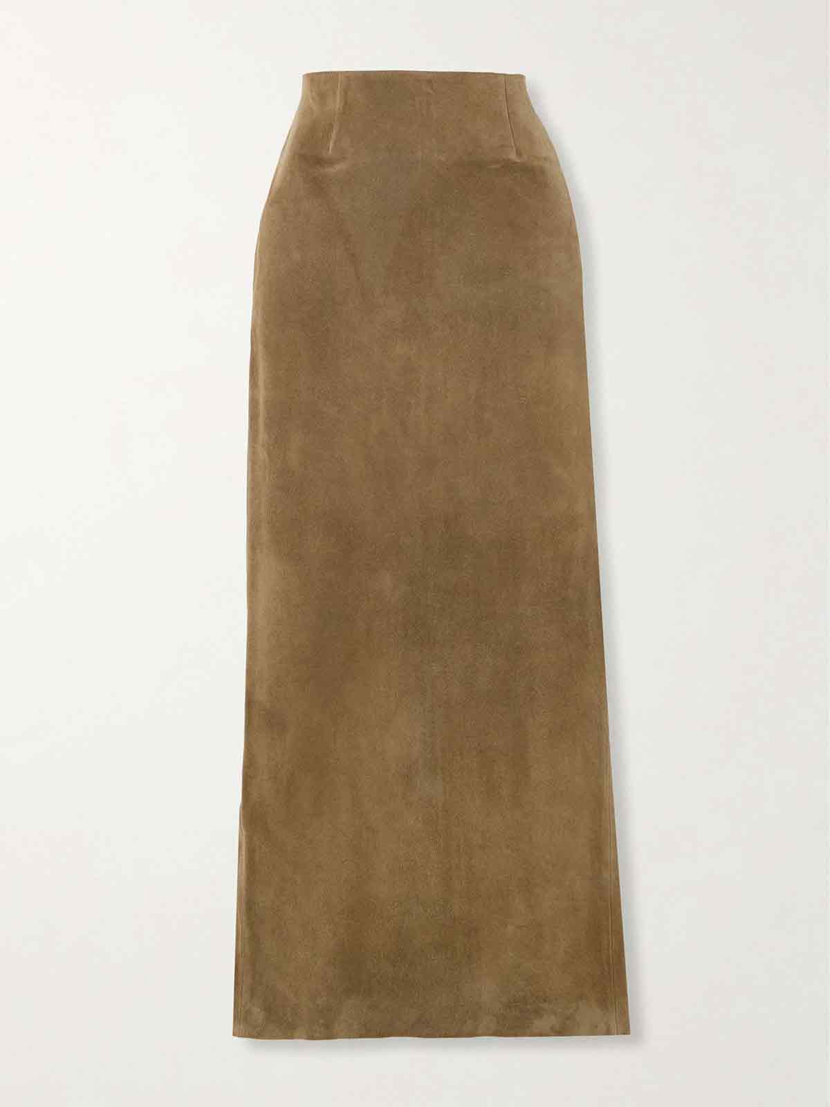 Suede maxi skirt MARNI