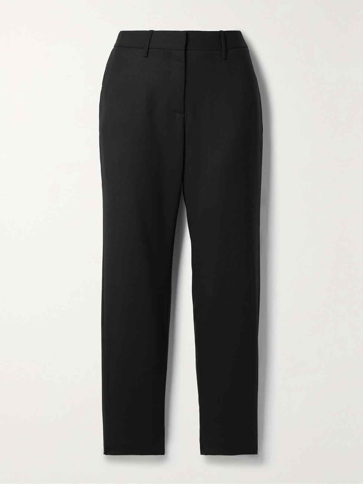 Tel Aviv wool-blend twill straight-leg pants NILI LOTAN