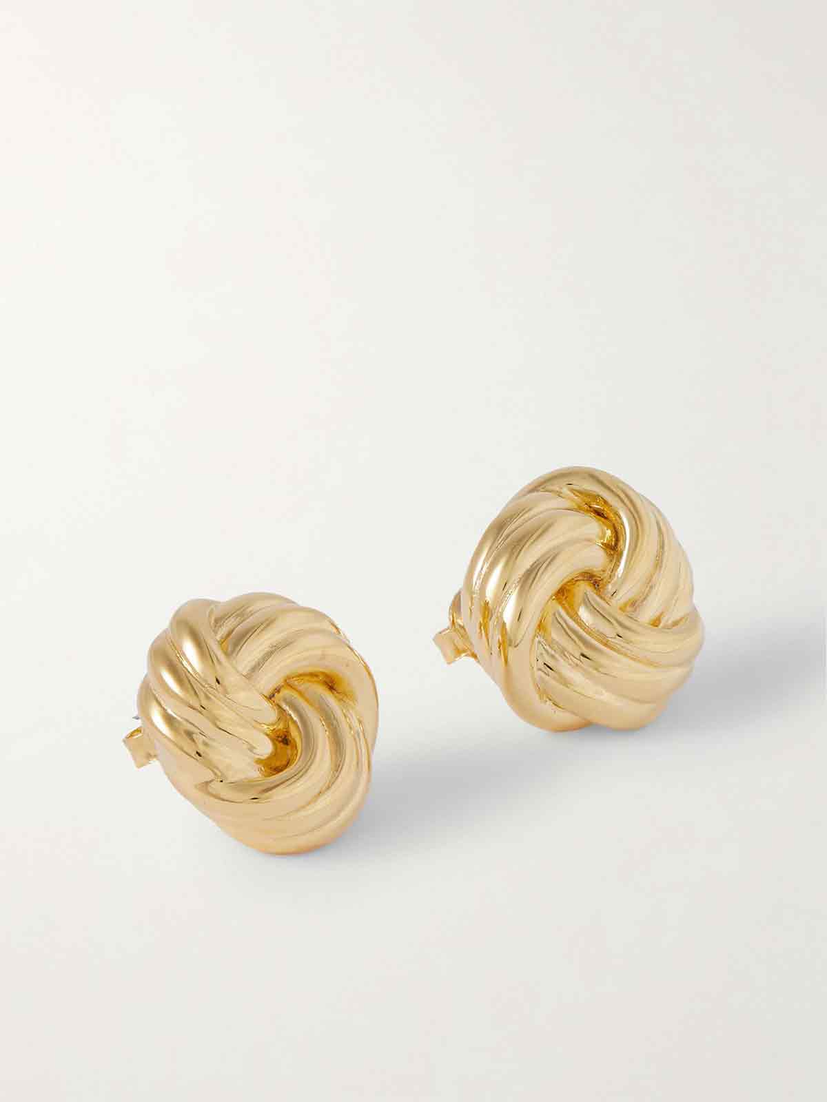 The Elizabeth gold vermeil earrings LIÉ STUDIO