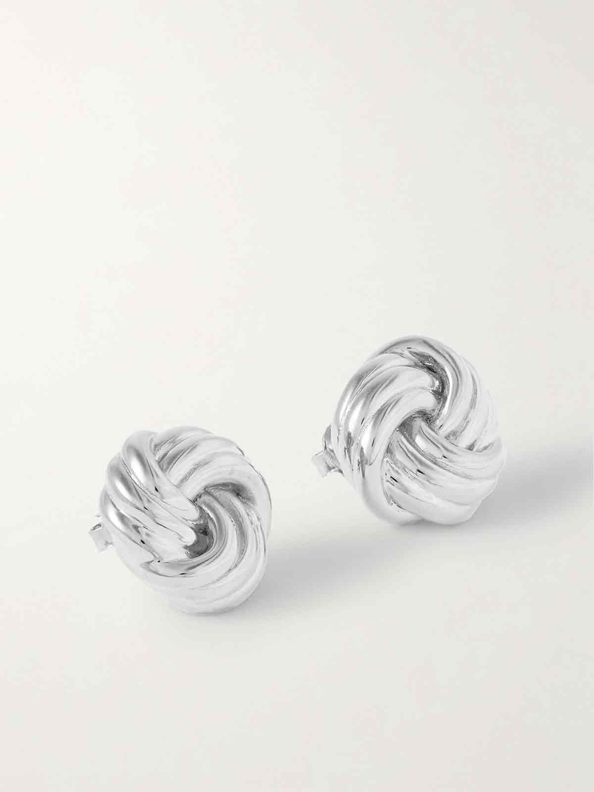 The Elizabeth silver earrings LIÉ STUDIO