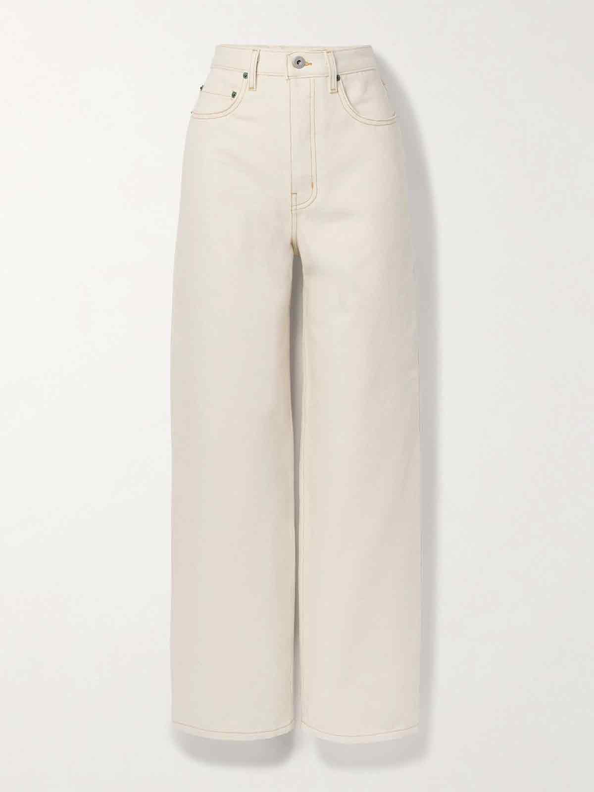 The Ty high-rise wide-leg jeans INTERIOR