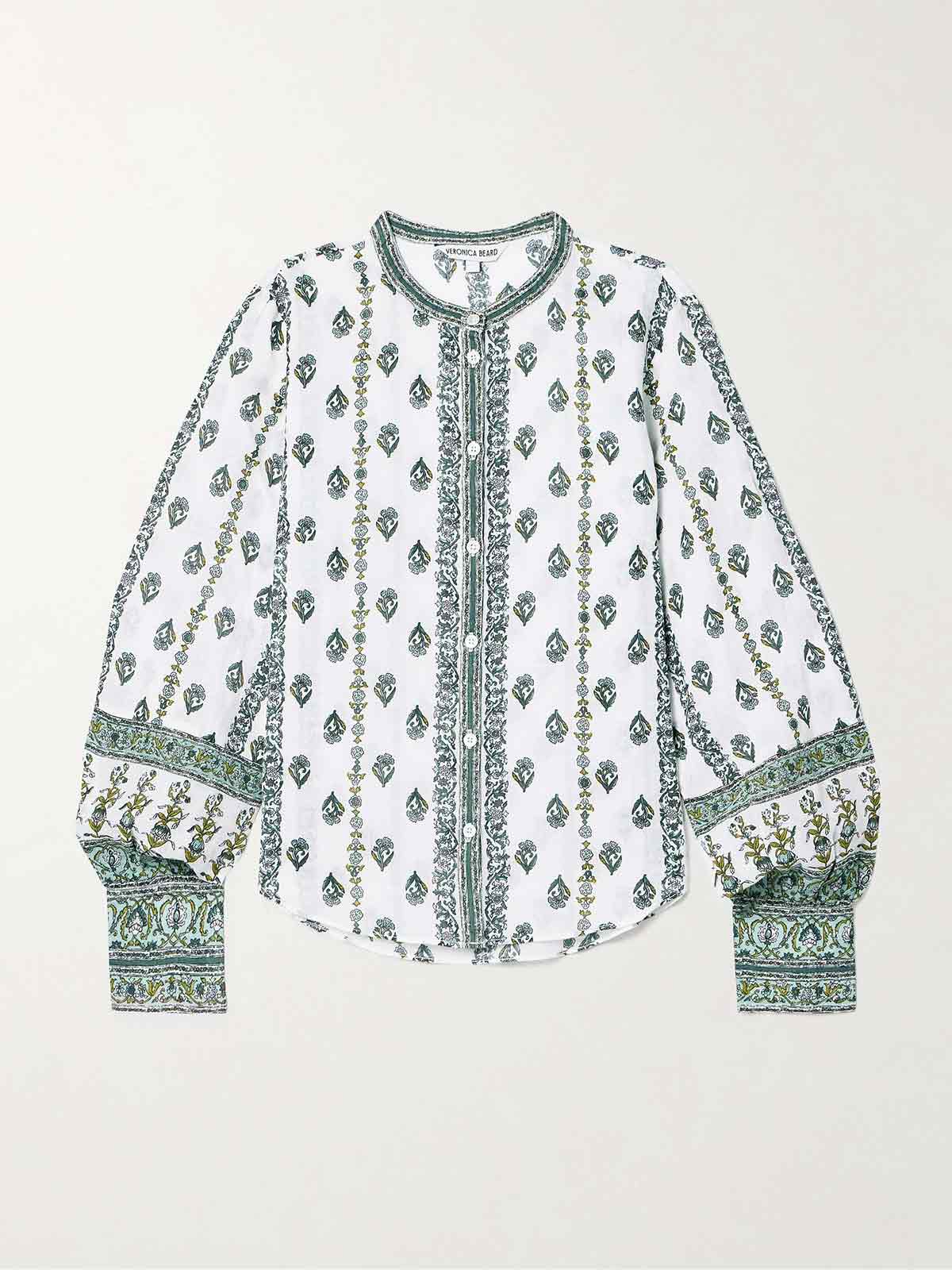 Thorp printed ramie shirt VERONICA BEARD