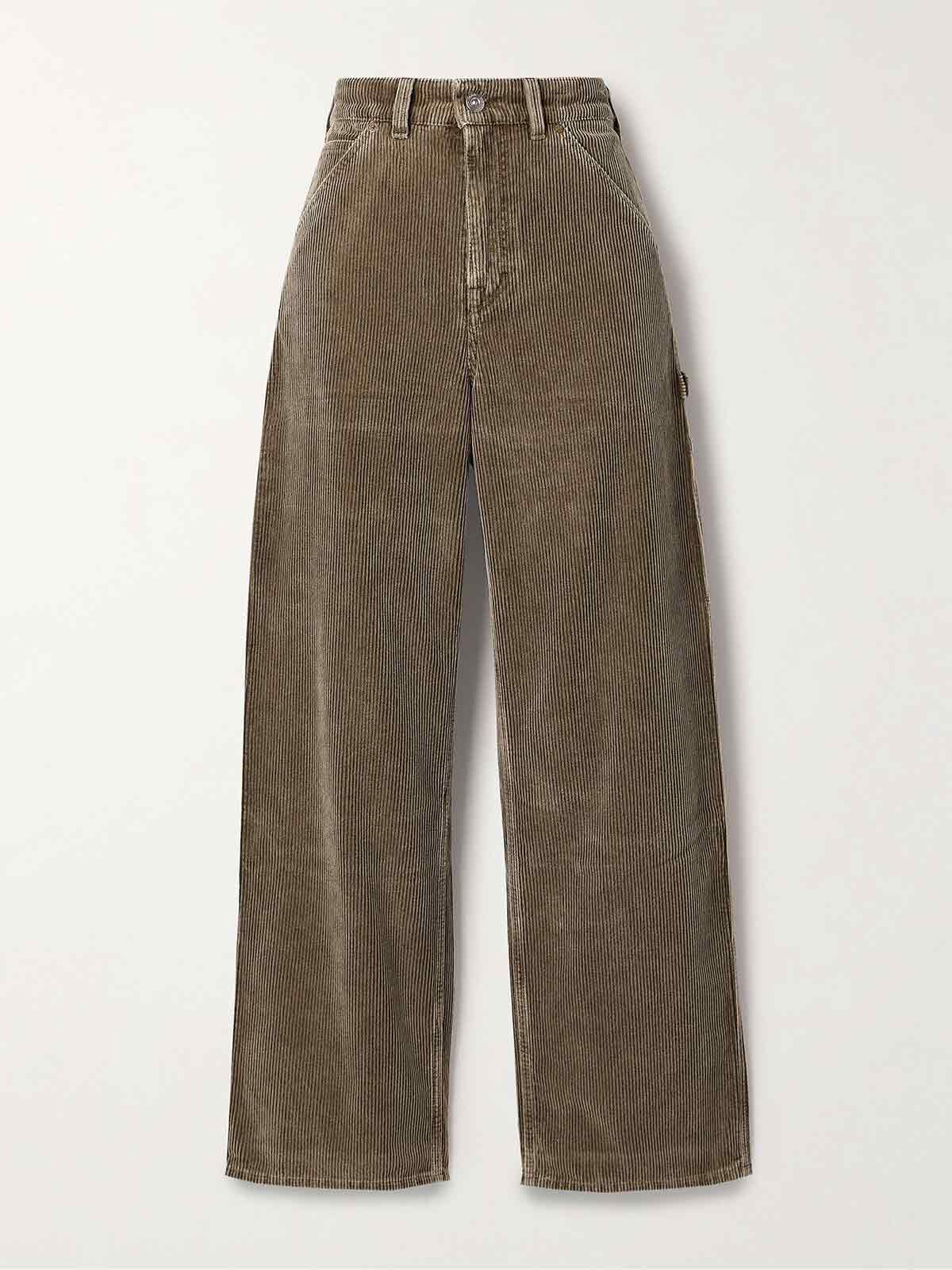 Trade cotton-corduroy straight-leg pants OUR LEGACY