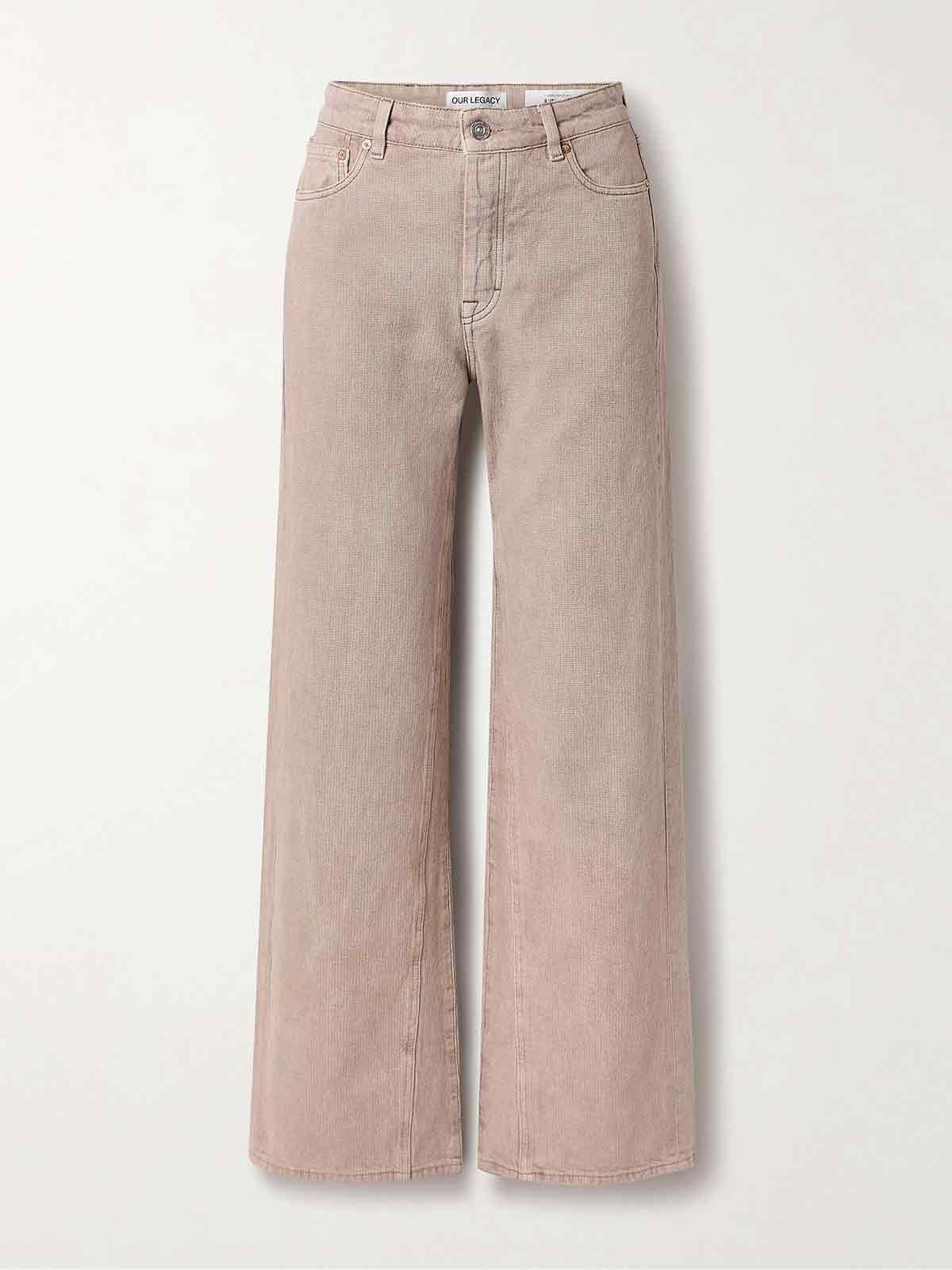 Trebel high-rise straight-leg jeans OUR LEGACY