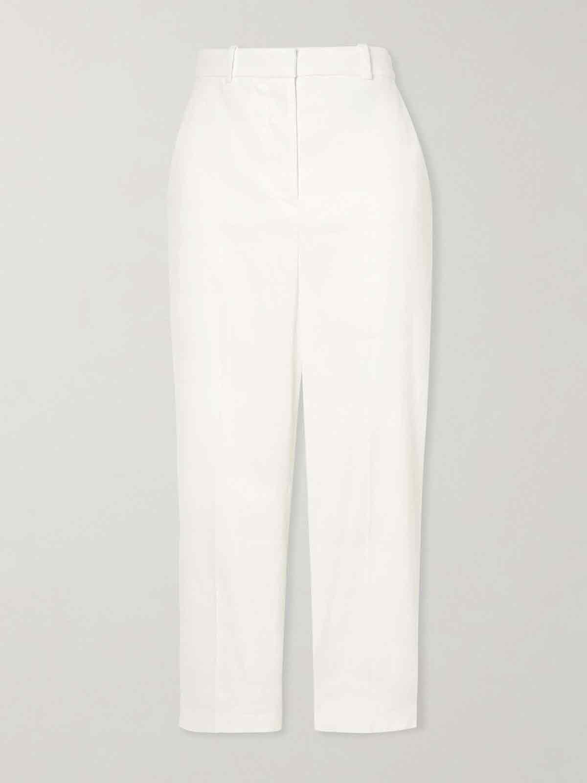 Trina linen-blend straight-leg pants JOSEPH