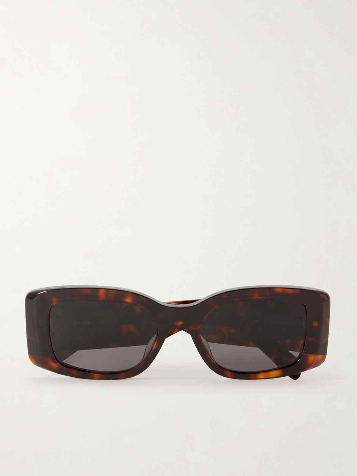 Triomphe oversized square-frame tortoiseshell acetate sunglasses CELINE EYEWEAR