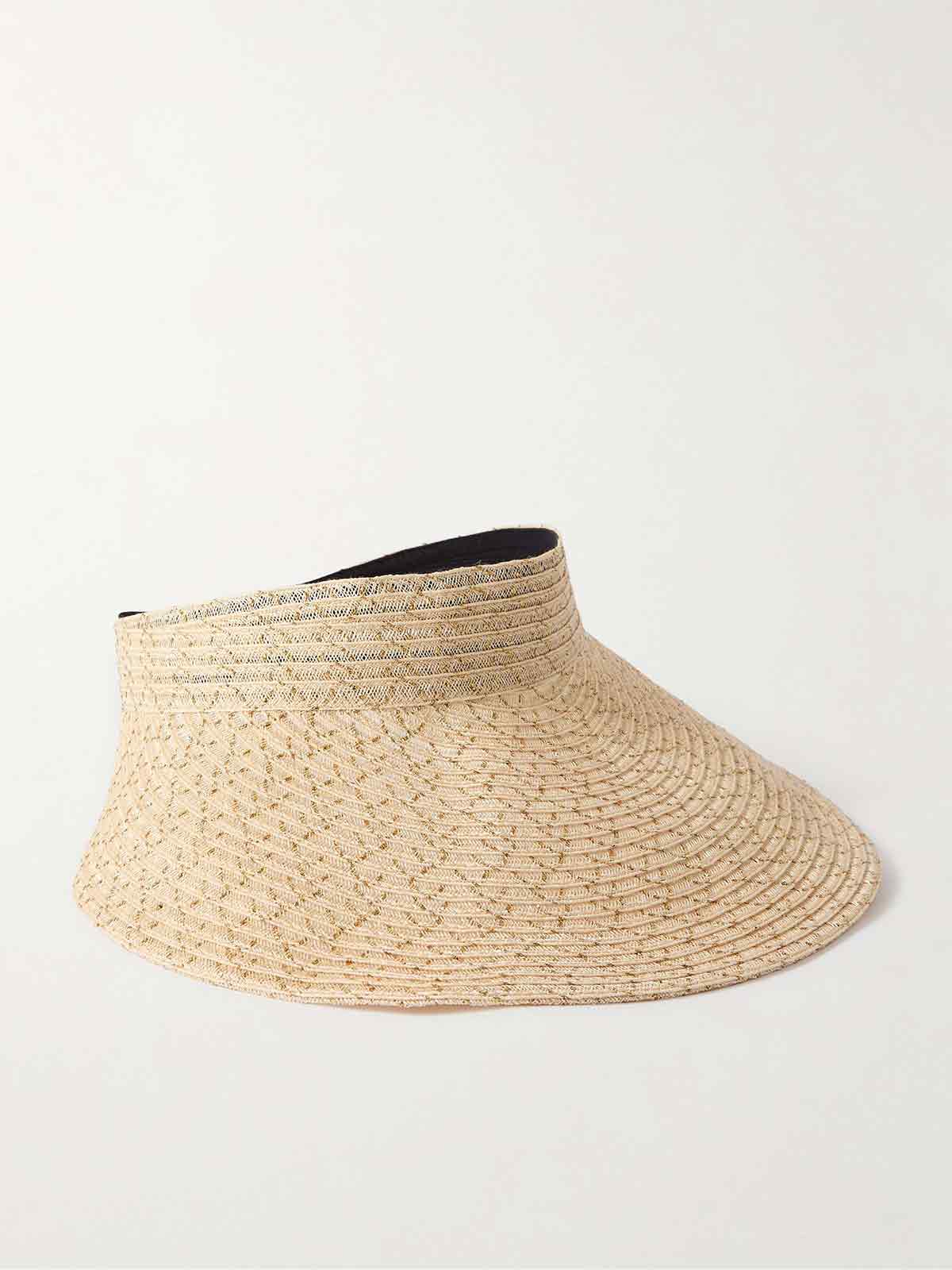 Trixie metallic hemp-blend sunhat EUGENIA KIM